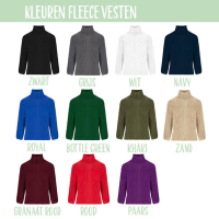 FLEECE VEST - EIGEN DIER(EN)